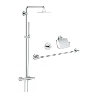 Комплект Grohe душевая система Euphoria 27932000 + набор аксессуаров Essentials 40775001 (2793200040775000) фото 2 Aquada.com.ua