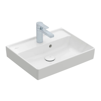 Раковина подвесая 50 х 40 см Villeroy & Boch Collaro (альпийский белый, без перелива) (43345101) фото 1 Aquada.com.ua