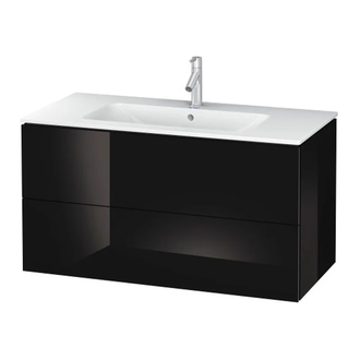 Тумба подвесная с раковиной 103 см Duravit (LC62424040+2336100000) фото 1 Aquada.com.ua