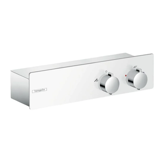 HANSGROHE Термостат для душа, на 1 пользователь хром, белый ShowerTablet 350 (13102400) фото 1 Aquada.com.ua