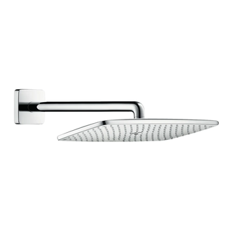 Верхний душ с держателем Hansgrohe Raindance E 360 х 190 мм, EcoSmart 9 л/мин (цвет - хром) (26605000) фото 1 Aquada.com.ua
