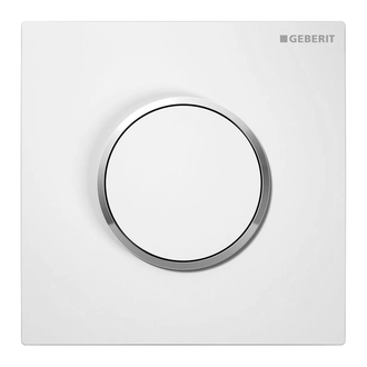 Geberit Sigma 10 Кнопка для пісуара, білий/хром (116.015.KJ.1)
