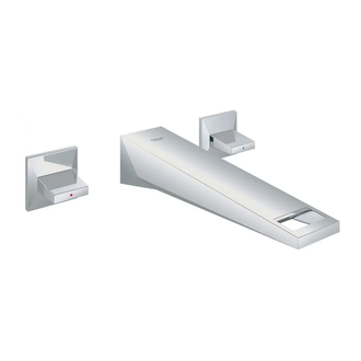 Змішувач для умивальника Grohe Allure Brilliant на 3 отвори, хром (20348000)