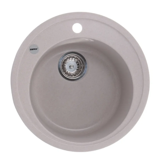 Мийка кухонна Zerix ZS-510R-06 Бежева (ZX4533)