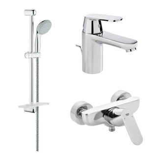 Набор смесителей для душа 3-в-1 Grohe Eurosmart Cosmopolitan S-Size (цвет - хром) (126114 S) фото 1 Aquada.com.ua