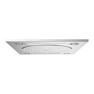 Верхний душ Grohe Rainshower F-Series 381 х 456 мм (цвет - хром), 3 вида струи (27939001) фото 1 Aquada.com.ua