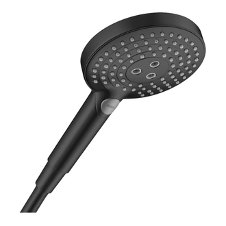 Лейка для душа Hansgrohe Raindance Select S 120 (цвет - чёрный матовый), 3 вида струи (26530670) фото 1 Aquada.com.ua