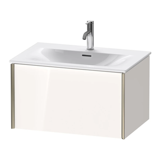 Тумба подвесная под раковину Duravit XViu 71 x 48 см, белый глянцевый (XV40330B122) фото 1 Aquada.com.ua