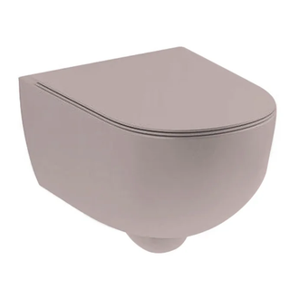 Унітаз підвісний Nic Design Pin 55х37, Cipria матовий (003709060)