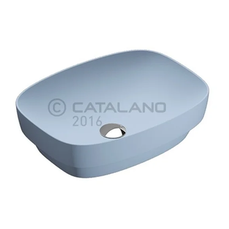 Раковина накладная на столешницу Catalano Green Lux / Colori 50 х 38 см, голубой матовый (150AGRLXAS) фото 1 Aquada.com.ua