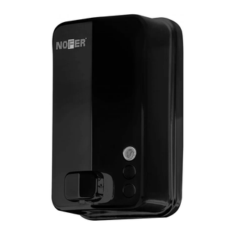 Дозатор для рідкого мила NOFER, чорний (03050.N)
