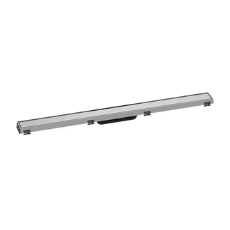 Трап для душа 90 см Hansgrohe RainDrain Match, матовая нержавеющая сталь (56040800) фото 1 Aquada.com.ua