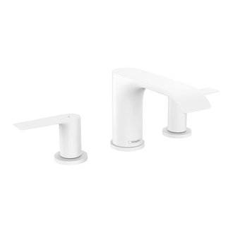 Смеситель для раковины Hansgrohe Vivenis (цвет - белый матовый), с донным клапаном (75033700) фото 1 Aquada.com.ua
