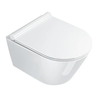 Унитаз подвесной Catalano New Zero с сиденьем Soft Close Plus (ободковый) (1VSV50N00+5SCSTP000) фото 1 Aquada.com.ua
