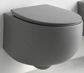 AeT Унитаз подвесной S555 "DOT 2.0 WC" в комплекте с сидением (S555TOROV6116+C555R116)
