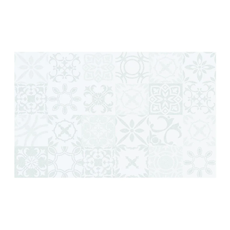 Cersanit Sansa White Pattern Плитка, белая глянцевая (TWZZ1112622966)