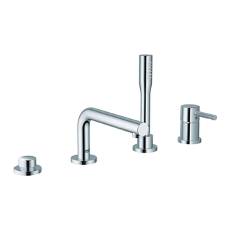 Смеситель на борт ванны Grohe Concetto (цвет - хром), с душевым гарнитуром (19576001) фото 1 Aquada.com.ua