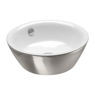 Раковина накладная на столешницу Catalano Gold & Silver Ø 42 см (142VLNBA) фото 1 Aquada.com.ua