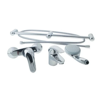 GROHE Набор смесителей для душа 3 в 1 Euroeco (123232S) (123232S) фото 1 Aquada.com.ua