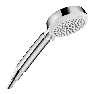 Лейка для душа Hansgrohe Crometta 100 Vario (цвет - хром/белый), 4 вида струи (26824400) фото 1 Aquada.com.ua