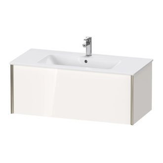 Тумба подвесная под раковину Duravit XViu 101 x 48 см, белый глянцевый (XV40270B122) фото 1 Aquada.com.ua