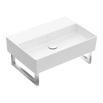 Раковина подвесная 50 х 42 см Villeroy & Boch Memento 2.0 (альпийский белый) (4A225301) фото 1 Aquada.com.ua