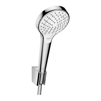 Душевой гарнитур Hansgrohe Croma Select S (цвет - хром/белый). 3 типа струи, шланг 1600 мм (26411400) фото 1 Aquada.com.ua