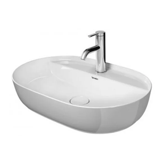 Раковина на столешницу Duravit Luv 400мм, с плоскостью для смесителя (0380600000) фото 1 Aquada.com.ua