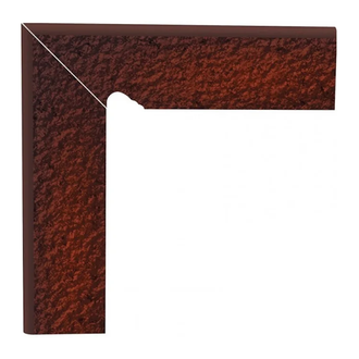 Цоколь Cloud Brown Лівий 2 ел STR 8,1x30 код 6431 Ceramika Paradyz (Z---081X300-1-CLOU.BRLE-C)