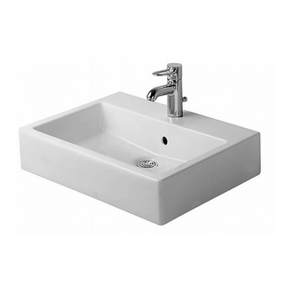 Раковина накладнафя на столешницу Duravit Vero 60х46,5 см (0454600000) фото 1 Aquada.com.ua