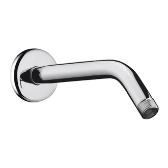 Держатель для верхнего душа 128 мм Hansgrohe (цвет - хром) (27411000) фото 1 Aquada.com.ua