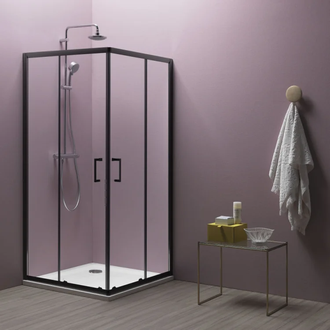 Kolpa San ECO QUAT BLACK TKK 90/K Душевая кабина, черная (515280)