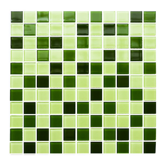 КОТТО КЕРАМІКА Мозаїка GM 4029 C3 green d/green m/green w  300 х 300 х 4   ( 25 х 25 ) Кераміка Лео , Україна (GM 425029)