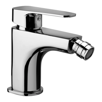 Смеситель для биде Paffoni Sly (цвет - хром), с донным клапаном Clic-Clac (SY131KCR)