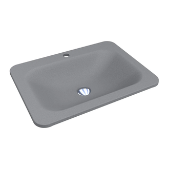 MIRAGGIO Умывальник CALIFORNIA GRAY MIRASTONE (0000387)