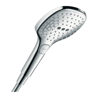 Лейка для душа Hansgrohe Raindance Select E EcoSmart 120 (цвет - хром), 3 вида струи (26521000) фото 1 Aquada.com.ua