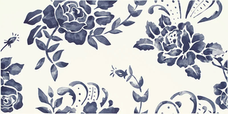 Плитка стінова Porcelano Blue Dekor 300x600x9 Paradyz (S---300X600-1-PORC.BLDE)