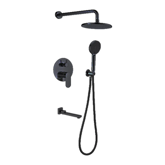 AIM DG204-3 Душова система, чорна (DG204-3) (DG204-3 matte black)