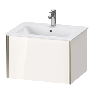 Тумба подвесная под раковину Duravit XViu 61 x 48 см, белый глянцевый (XV40250B122) фото 1 Aquada.com.ua