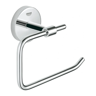 Бумагодержатель без крышки Grohe BauCosmopolitan (цвет - хром) (40457000) фото 1 Aquada.com.ua
