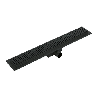 KOER FD35-70x800-Black Трап для душу, чорний (KR4746)