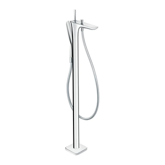 Змішувач для ванни для підлоги Hansgrohe PuraVida, хром (15473000)