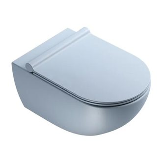 Унитаз подвесной Catalano Sfera с сиденьем Soft Close, голубой матовый (1VSF54RAS+5SCSTPAS) фото 1 Aquada.com.ua
