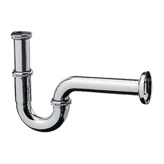 Сифон трубчатый для раковины Hansgrohe Flowstar (цвет - хром) (53002000) фото 1 Aquada.com.ua