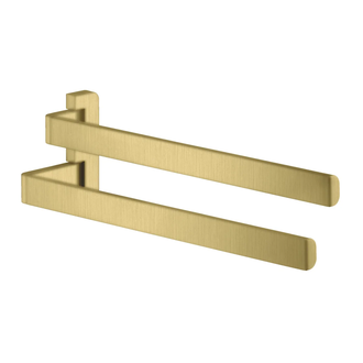 Двойной полотенцедержатель 409 мм Axor Universal Accessories, матовая латунь (42821950) фото 1 Aquada.com.ua