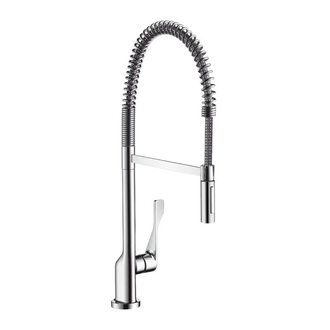 Смеситель для кухни, выдвижной гибкий излив Axor Citterio (39840000) фото 1 Aquada.com.ua