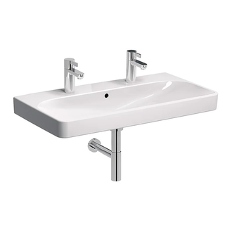 Раковина мебельная Kolo Traffic 90 х 48 см, с 2 отверстиями под смеситель, покрытие Reflex L91590900 (L91590900) фото 1 Aquada.com.ua