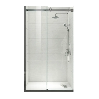 Koer SR SD01-120x200 Дверь в нишу, графит (KR5378)