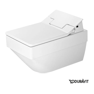 DURAVIT Унитаз подвесной с крышкой Vero Air SensoWash (2525590000+611500002000300) фото 1 Aquada.com.ua