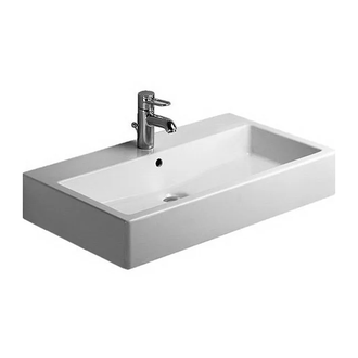 Раковина Duravit Vero 80х47 см (0454800028) фото 1 Aquada.com.ua